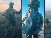 El soldado ucraniano que baila en el campo de batalla para que no se preocupe su hija