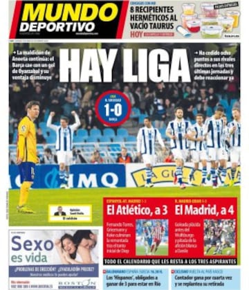 Portadas de la prensa mundial