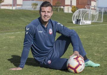 Entrevista con Aitor Ruibal, jugador del Rayo Majadahonda, en el Cerro del Espino.