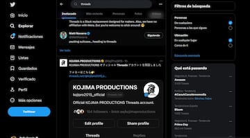 threads twitter kojima