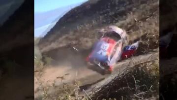 El impresionante vuelco del Neuville en el WRC en Concepción