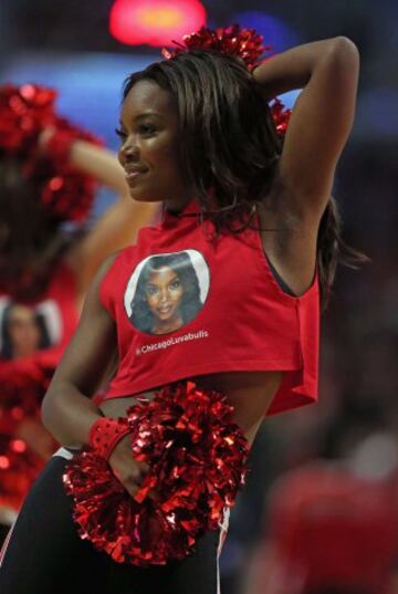 Cheerleader de los Bulls.