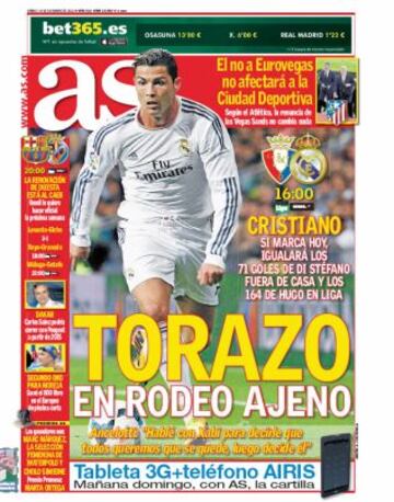 Las portadas de AS de diciembre