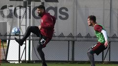 El Millonario retomó las prácticas pensando en Talleres