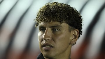 Igor Lichnovsky of America during the 5th round match between America and Puebla as part of the Liga BBVA MX, Torneo Apertura 2024 at Ciudad dexLos Deportes Stadium on August 24, 2024 in Mexico City, Mexico.