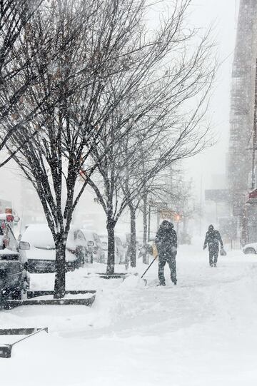 Nueva York bajo la nieve: imágenes impresionantes