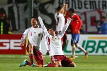 En cuartos de final, Chile cayó de manera sorpresiva ante Venezuela por 1-2. Vizcarrondo y Cichero anotaron para la 'Vinotinto', mientras que Humberto Suazo descontó para Chile. Este fue el último partido de 'La Roja' por Copa América.