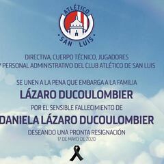 Falleció Daniela Lázaro, jugadora del Atlético San Luis