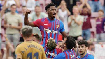 Ansu, eufórico: "Para mí llevar el diez no es una presión"