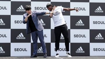 Pogba, en Corea del Sur.