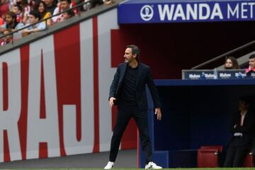 Vicente Moreno, el domingo, en el Wanda Metropolitano.