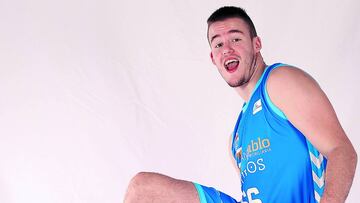 Dino Radoncic, jugador del San Pablo Burgos.