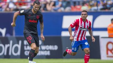 Atl&eacute;tico de Madrid vs San Luis. 