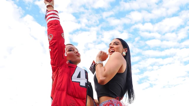 Kristin Juszczyk has been working non stop since she got the football world’s attention last season with her creative designs and famous customers.