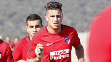 Gim&eacute;nez con el Atl&eacute;tico. 
 
 