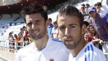 Postiga y Luis García ya se entrenan como zaragocistas