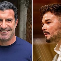 Figo y Rufián se enfrentan en redes sociales: "Deja de chupar del bote"