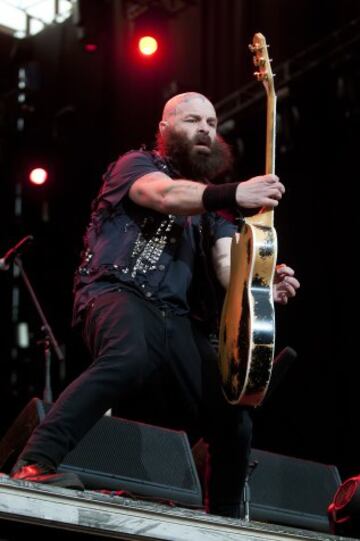 La banda Rancid durante la primera jornada del Festival Lollapalooza 2017.