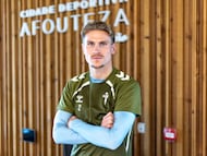 Carl Starfelt posa para AS en las instalaciones de Afouteza.