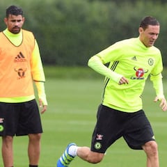 Costa ya se entrena a la espera de su futuro y del Atlético