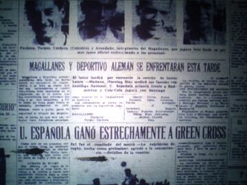 Deportivo Alemán tuvo un corto paso por la Primera División en 1934. El equipo ocupó el undécimo lugar entre 12 equipos, con dos victorias, un empate y ocho derrotas.

