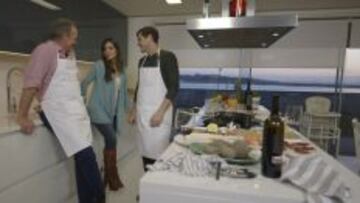 Bertín Osborne, Sara Carbonero e Iker Casillas.