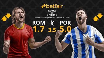 AS Roma vs. FC Oporto: horario, dónde ver, pronósticos y cuadro