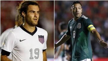 Graham Zusi anotó un dramático gol a Panamá, que evitó que México fuera eliminado del mundial de Brasil 2014, por lo que Fabián le mostró su gratitud.