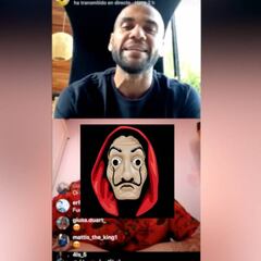 La confesión en directo de Alves sobre su vicio a 'La casa de papel' a uno de los personajes de la serie