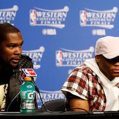 Durant: "Quieren audiencia, que Westbrook y yo nos insultemos"
