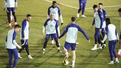 Griezmann se entrenó a las órdenes de Simeone