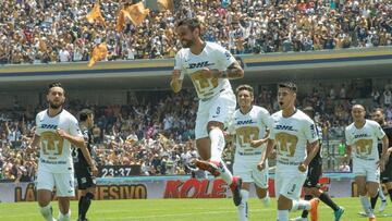 Pumas &ndash; Necaxa (5-3): Resumen del partido y goles