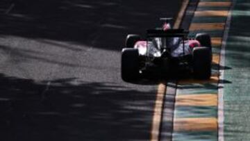 El McLaren de Jenson Button, en Australia.