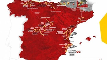 Ciclismo/Vuelta.- Recorrido de la Vuelta a Espa&ntilde;a de 2019
 
 Recorrido de la Vuelta a Espa&ntilde;a de 2019
 
 
 23/08/2019 