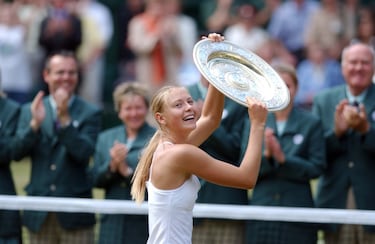 1 Open Australia, 2 Roland Garros, 1 Wimbledon y 1 US Open. Hasta que el escándalo de su positivo salpicó al tenis femenino, la progresión de la rusa fue meteórica. A todos sus títulos de Grand Slam también se suma la plata olímpica en Londres 2012.