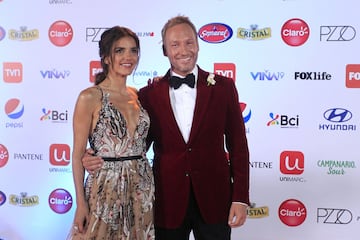 Viña del Mar, 22 febrero 2019.
Los animadores Martin Carcamo y Maria Luisa Godoy durante la Gala del Festival de Viña del Mar 2019.
Sebastian Cisternas/ Aton Chile.
