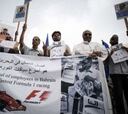 Las protestas contra el GP de Bahrain de Formula 1 en imágenes