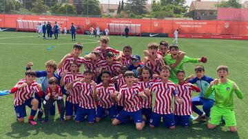 El Infantil B del Atlético.