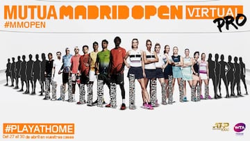 Cartel del Mutua Madrid Open virtual.