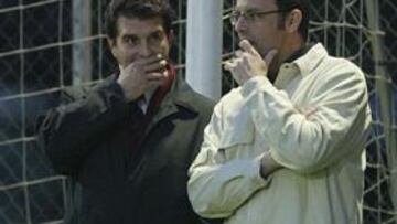 <b>CONFIADO. </B>El presidente del Barcelona no duda de la victoria de su equipo en el clásico.