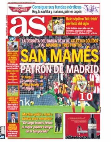 Las portadas de AS de diciembre