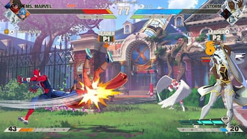 Marvel Tokon Fighting Souls, combate entre Spiderman y Tormenta