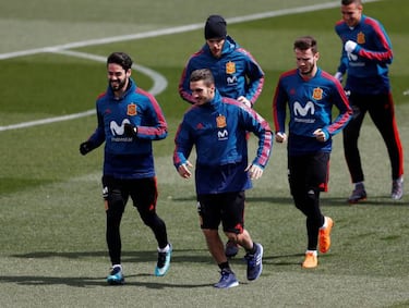 Lucas Vázquez: "If Messi can play on Tuesday, even better…"