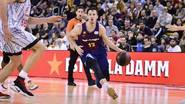 Heurtel, durante un partido del Barça.