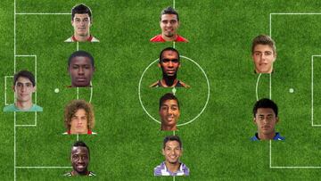 El once ideal de internacionales de Segunda Divisi&oacute;n