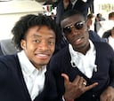 Cuadrado celebra a su manera el cumpleaños de Pogba