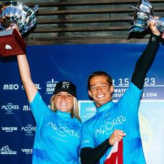Dos surfistas vascos, campeones de Europa Junior de surf