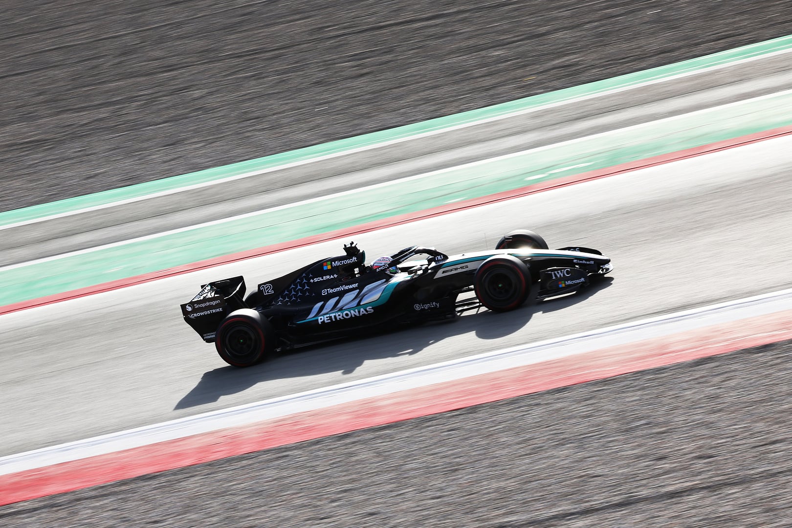 Kimi Antonelli (Mercede W17). Barcelona, España. F1 2027.