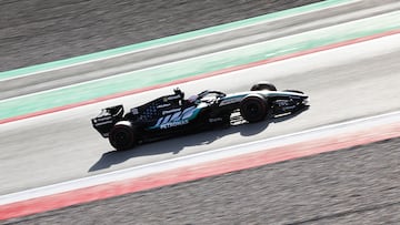 Kimi Antonelli (Mercede W17). Barcelona, España. F1 2027.
