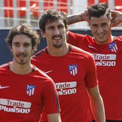 Giménez y Vrsaljko ya están a las órdenes de Simeone